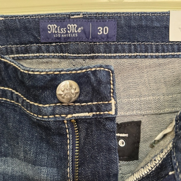 Miss Me Jeans Angelic Haven Skinny Mid-Rise  Style M5082S107 Size 30 - Picture 7 of 12